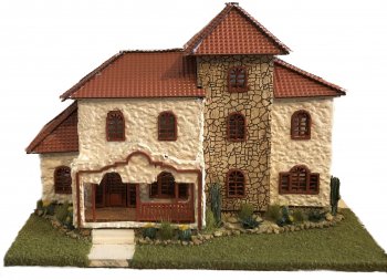 1/4" Scale Southwest Style Dollhouse Kit