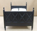 Ashley Double Bed, Black
