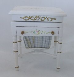 Bespoke Tailoring Sewing Stand, Handpainted