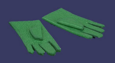 Gloves, Pair, Green