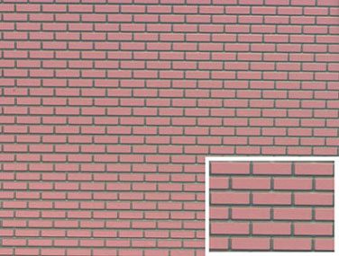CCB0832, Brick Sheet, Red On Black