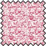 1/2" Scale Silk Fabric Campagne Red