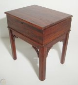 Chinese Chippendale Music Box, Walnut