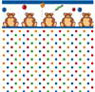 1/2" Scale Wallpaper, Balloons