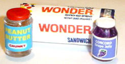 Wonder Bread, Peanut Butter & Jelly