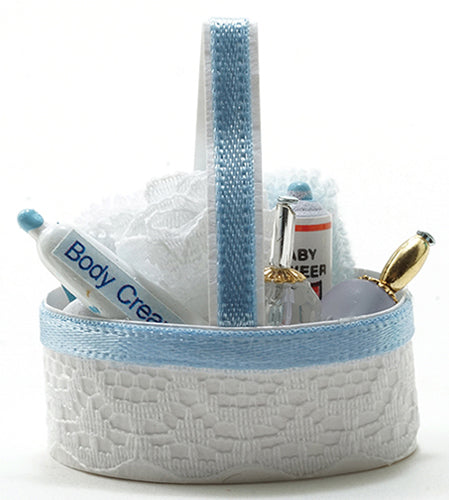 Bath Accessory Basket, Blue