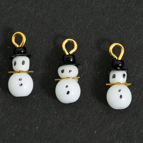 Snowman Ornaments, 3pc