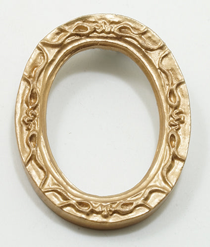 Gold Oval Picture Frame