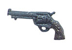 Western Handgun with Dark Grip