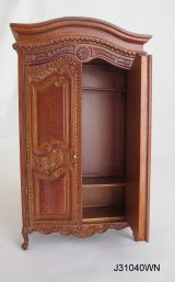 CBB163, Provencial Louis XV Armoire, Walnut