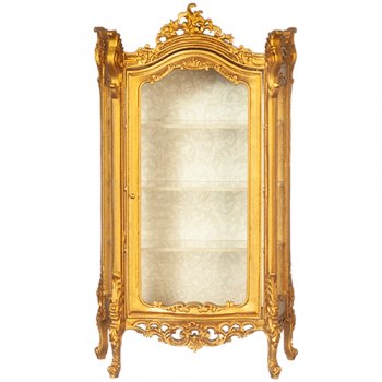 Renaissance Display Cabinet, Gold