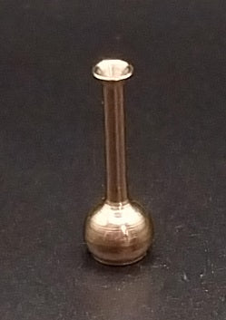 1/2" Scale Brass Single Bud Vase