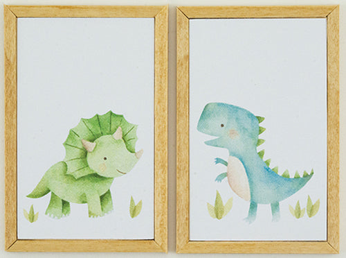 Framed Print, Dinosaurs, 2pc