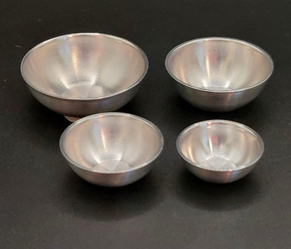 Aluminum Nesting Mixing Bowls, 4pc