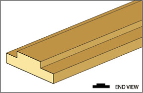 1/2" Scale Door Jamb, Outside