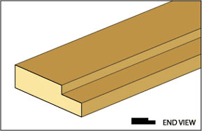 1/2" Scale Door Jamb, Inside