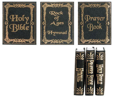 Book Set, Religious, Black, 3pc