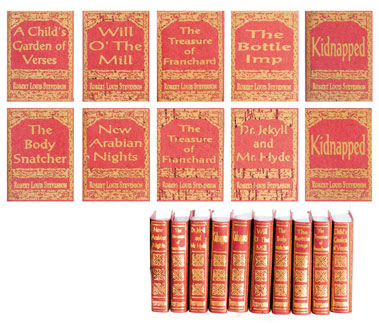 Book Set, Stevenson, Robert Louis, 10 piece