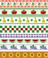 1/4" Scale Kitchen Border Wallpaper