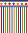 1/4" Scale Wallpaper, Stripes
