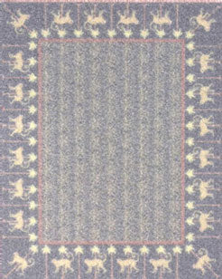 1/4" Scale Rug, Monkey