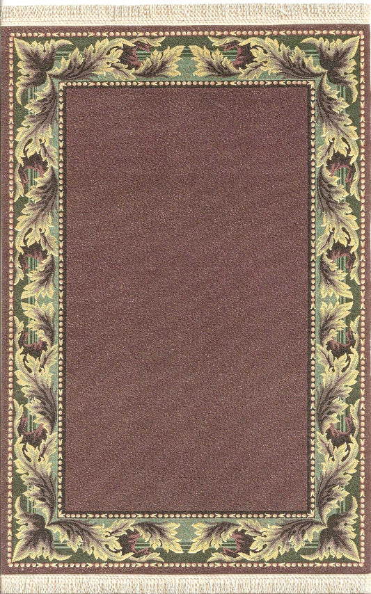 Rug #363, Oriental Style, Maroon & Teal