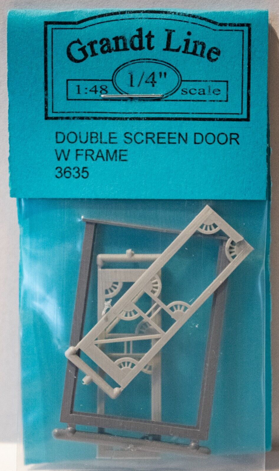 1/4" Scale DoubleScreen Door, 24"X75"