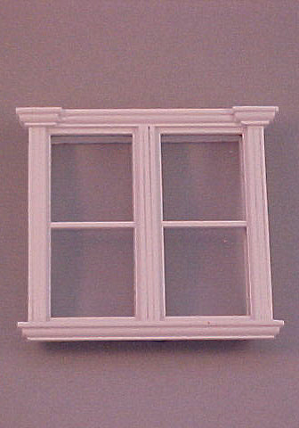 1/2" Scale Westfield Pl Double Window Wh