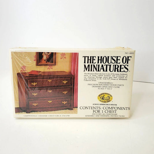 Chippendale 3 Drawer Chest Kit