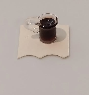 1/2" Scale Glass Of Coffee