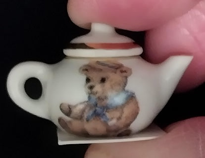 Porcelain Tea Pot, Bear