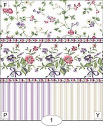 Climbing Rose Floral Wallpaper, F