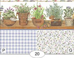 Wildflowers Blue Wallpaper, G