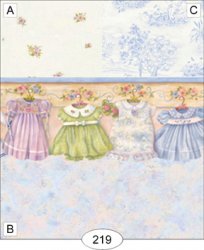 Pretty Dresses Blue Wallpaper, A