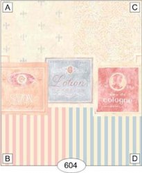 Powder Room Signs, Pink Stripe Wallpaper, B