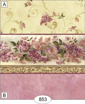 Lovely Lilac Wallpaper, Pattern A Floral