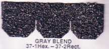 Shingles, Gray Blend, Hexagon, Asphalt
