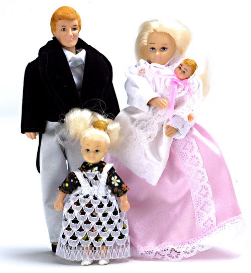 Victorian Family, Blonde, 4pcs