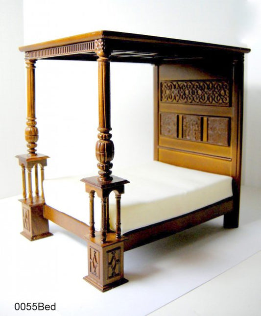 Tudor Bed, Bed of Ware, Walnut