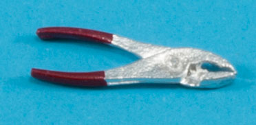 Pliers, Chrome, Red Handle