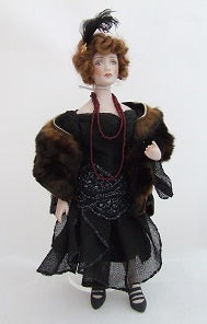 1920s Lady With Fox Stole