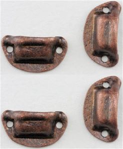 Victorian Drawer Pulls, Oil Rubbed Bronze, 4pk