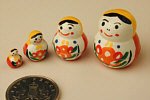 Round Russian Nesting Doll Set, 7pc, Handpainted