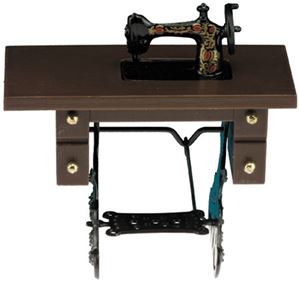 Sewing Machine, Walnut