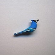 1/2" Scale Blue Jay Bird