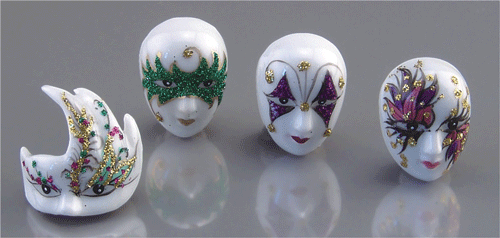 Mardi Gras Mask Set