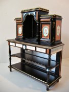 Tiered Display Cabinet, Black