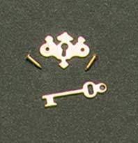 Chippendale Key Plate, 6pc