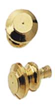 Plain Brass Knobs, 6pc