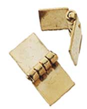 Brass Square Hindge 4pc/pkg.